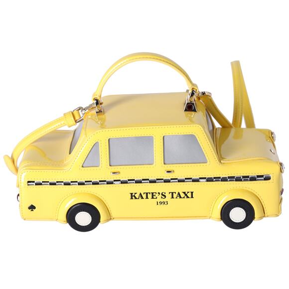 Kate Spade 3D NYC Taxi Yellow Cab Crossbody Bag KI975 Novelty Collection - Picture 1 of 7